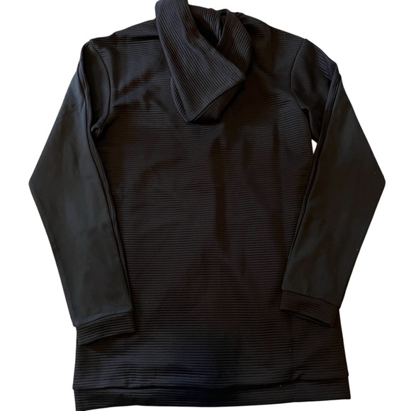 NEW ASICS Performance Jersey Womens sze S | Black Jersey Hoodie - Picture 16 of 16